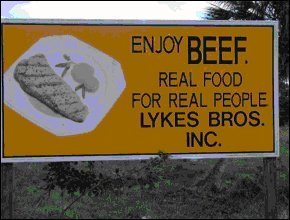 Lykes Ranch sign